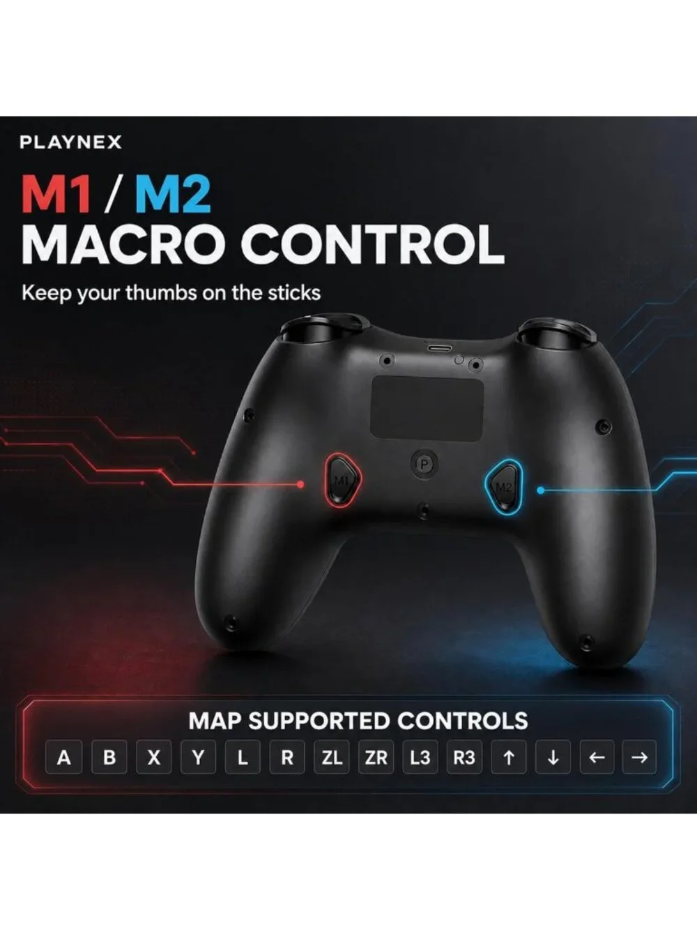 2 Pack Wireless Game Controllers for Nintendo Switch & PC - Enhanced Gaming